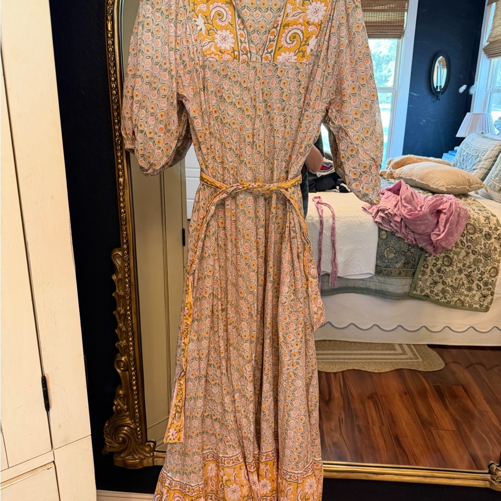 MAREA Multicolor Floral Maxi house Dress